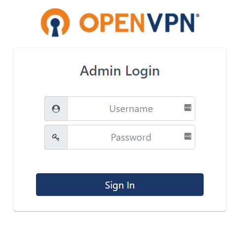 رابط کاربری OpenVPN