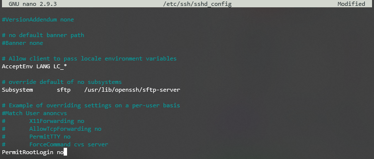 فایل پیکربندی SSH
