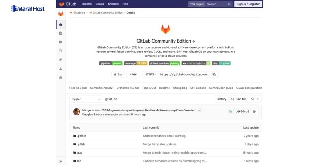 منابع مورد نیاز GitLab