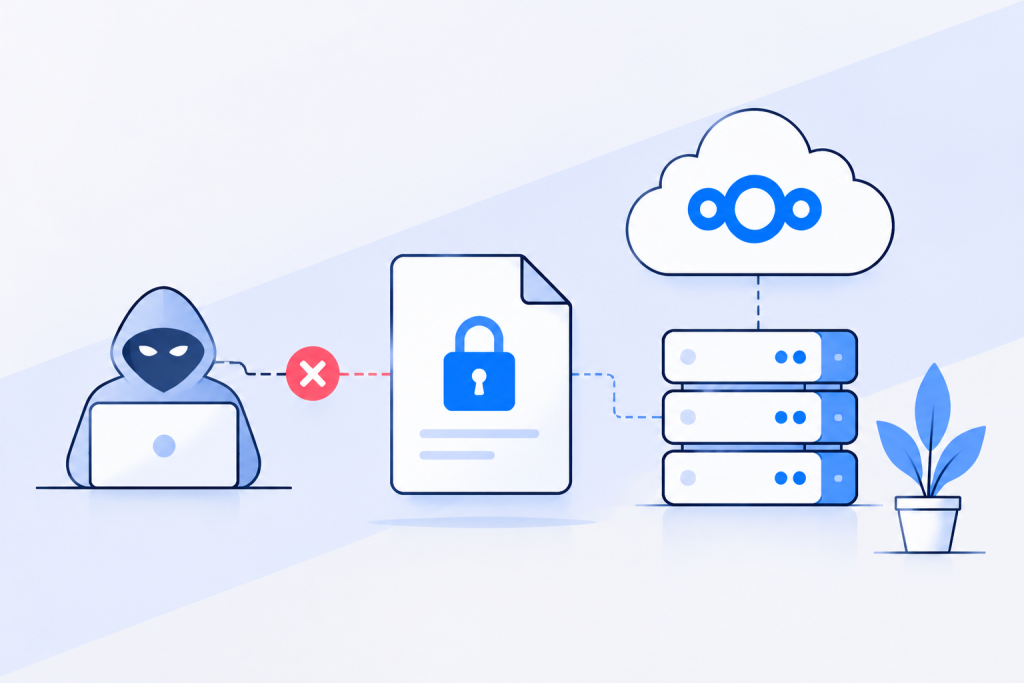 رمزنگاری Zero-Knowledge در Nextcloud؛ امنیت دادهها بدون دسترسی مدیر سرور رمزنگاری Zero-Knowledge در Nextcloud؛ امنیت دادهها بدون دسترسی مدیر سرور