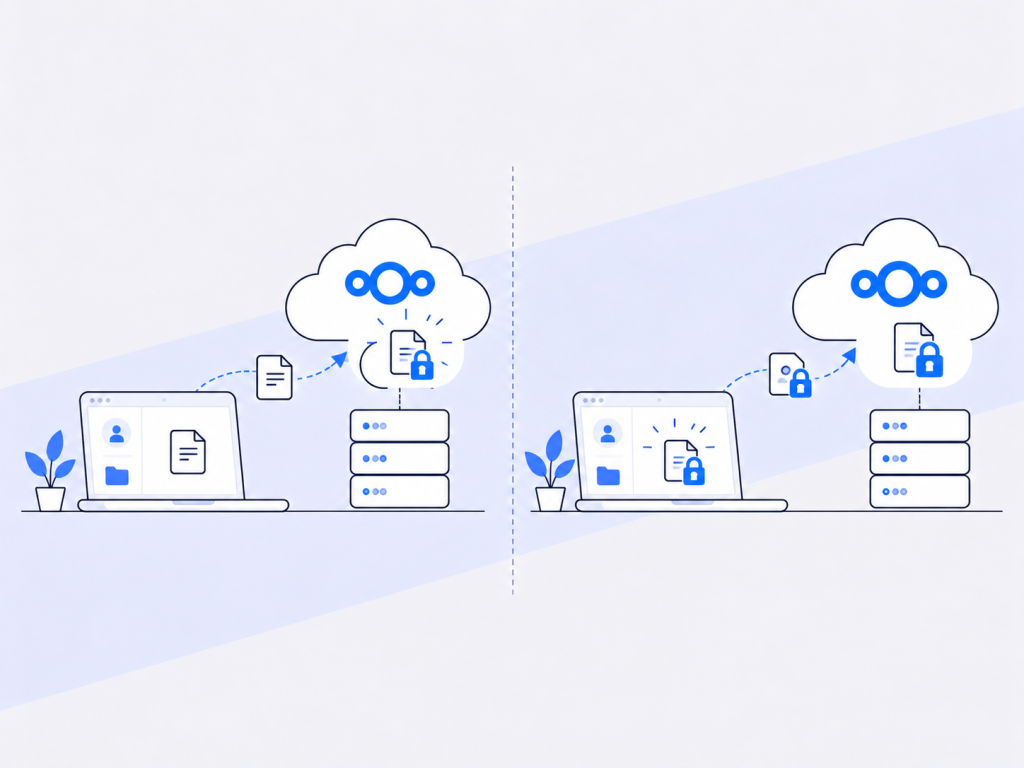 رمزنگاری در Nextcloud؛ تفاوت رمزنگاری سمت سرور و سمت کاربر رمزنگاری در Nextcloud؛ تفاوت رمزنگاری سمت سرور و سمت کاربر