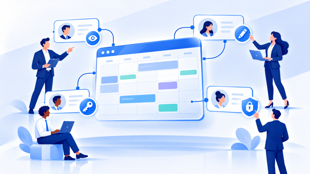 آموزش اشتراکگذاری تقویم در Nextcloud و تنظیم دسترسیها تقویم در Nextcloud