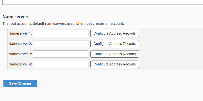 ست کردن نیم سرور پیش فرض در whm