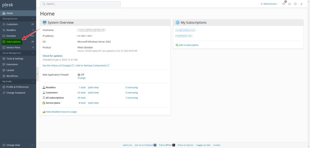 تغییر دامنه‌ی هاست در سرور ویندوز