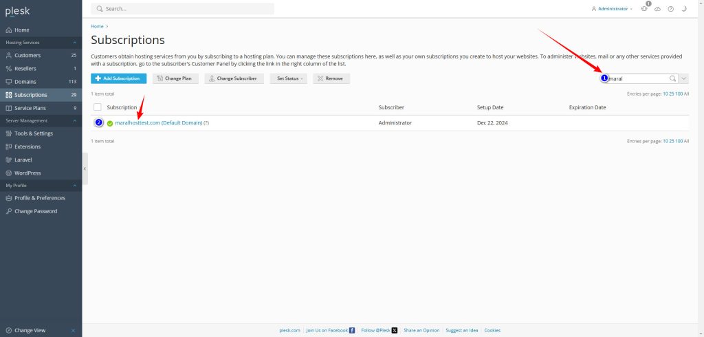 تغییر دامنه‌ی هاست در سرور ویندوز