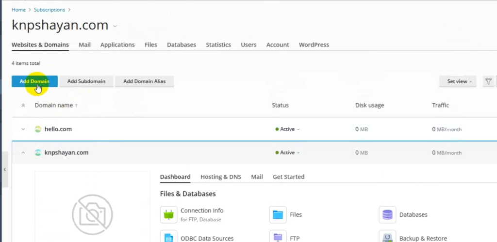 نحوه ایجاد ادان دامنه در پلسک