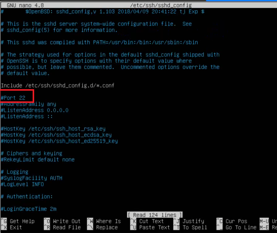 آموزش تغییر پورت SSH در لینوکس