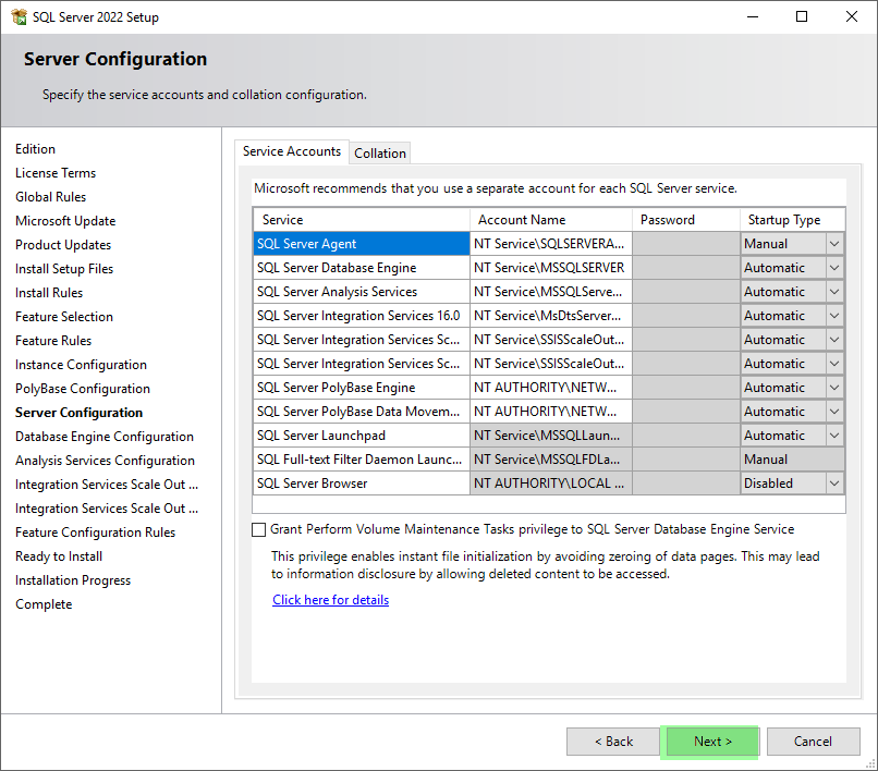 نصب Sql Server بر روی سرور ویندوز