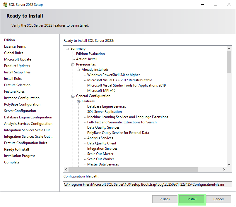 نصب Sql Server بر روی سرور ویندوز