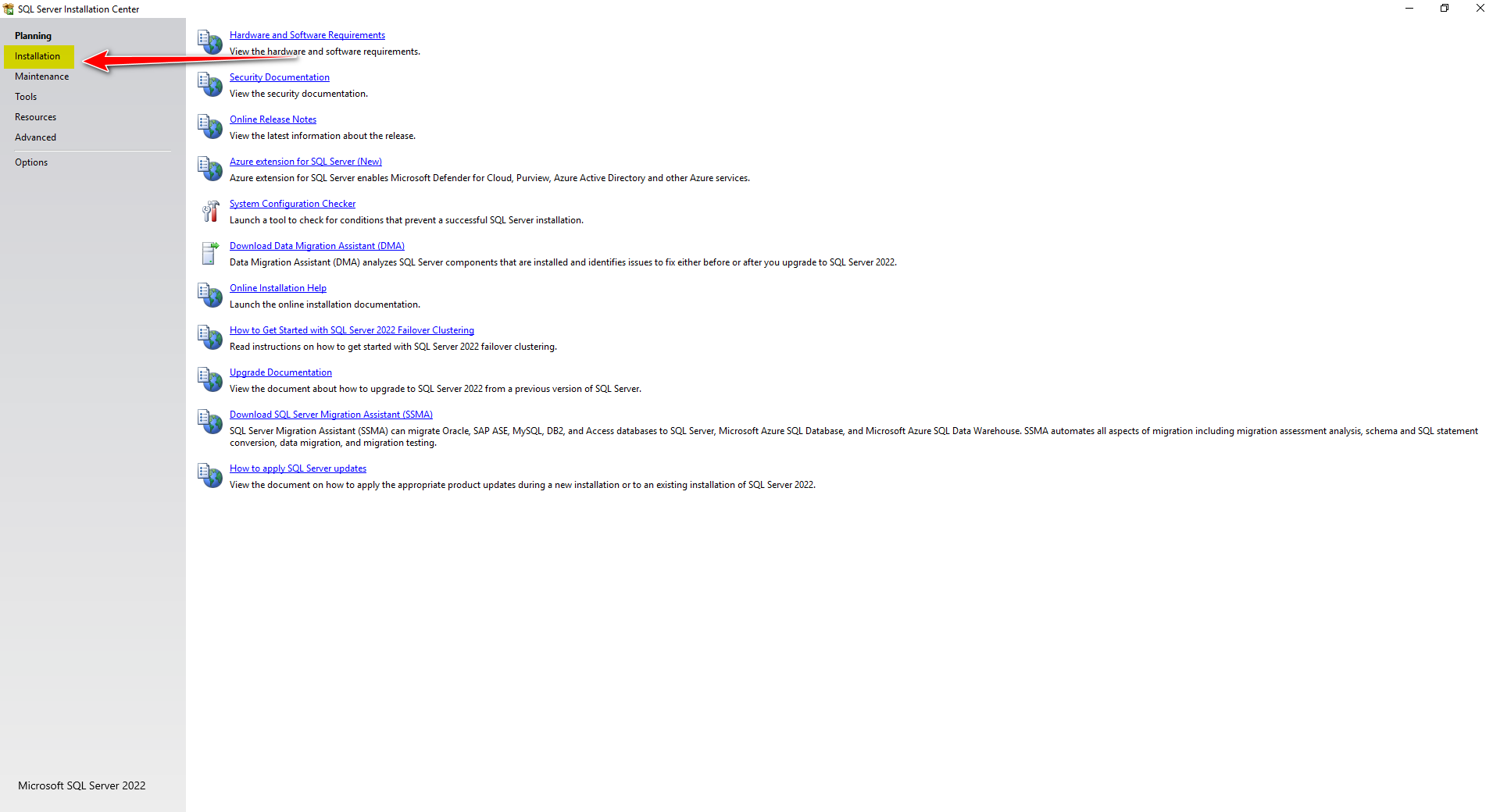 نصب Sql Server بر روی سرور ویندوز