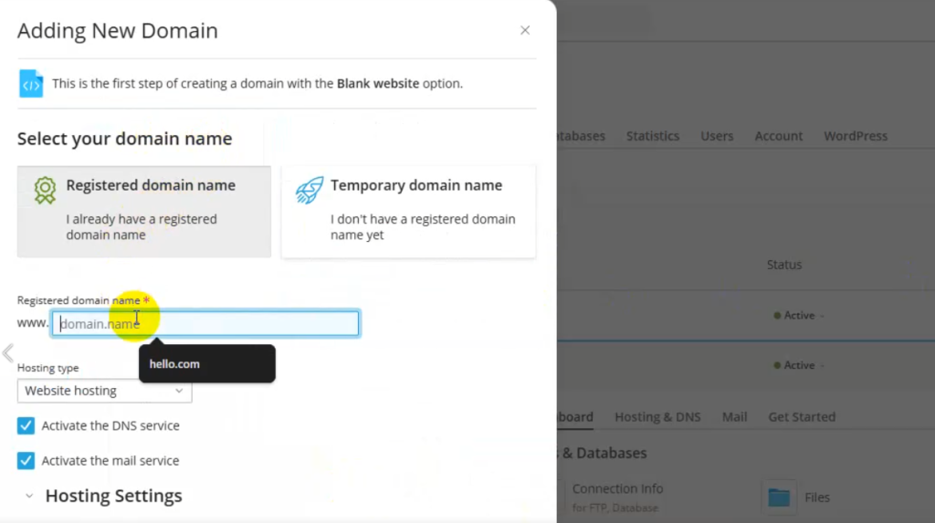 نحوه ایجاد ادان دامنه در پلسک
