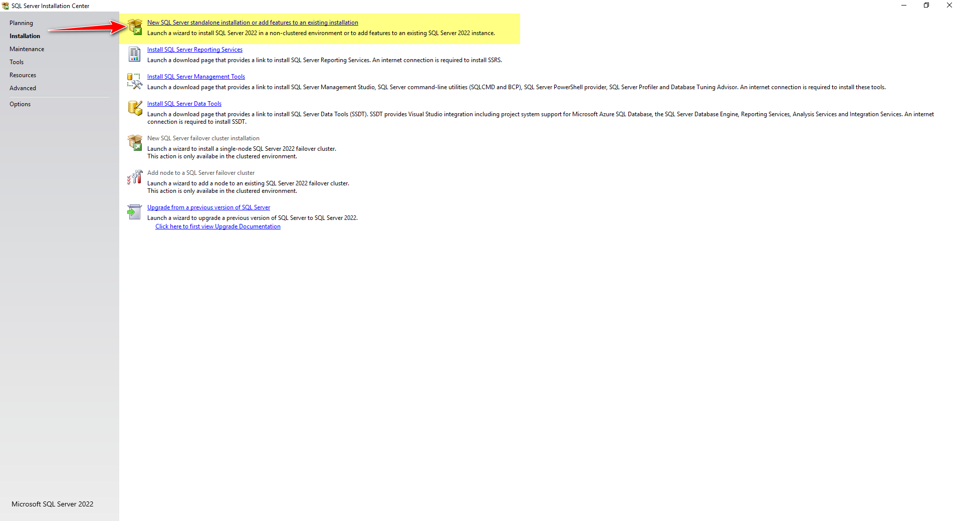 نصب Sql Server بر روی سرور ویندوز