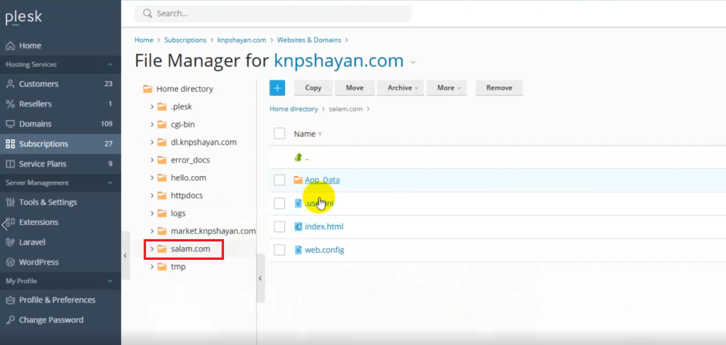 نحوه ایجاد ادان دامنه در پلسک