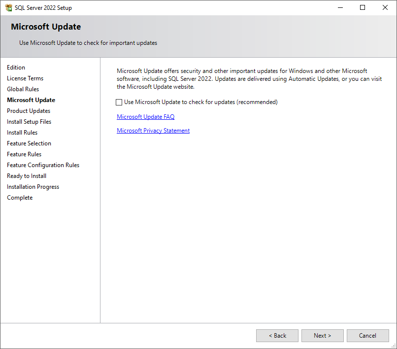 نصب Sql Server بر روی سرور ویندوز