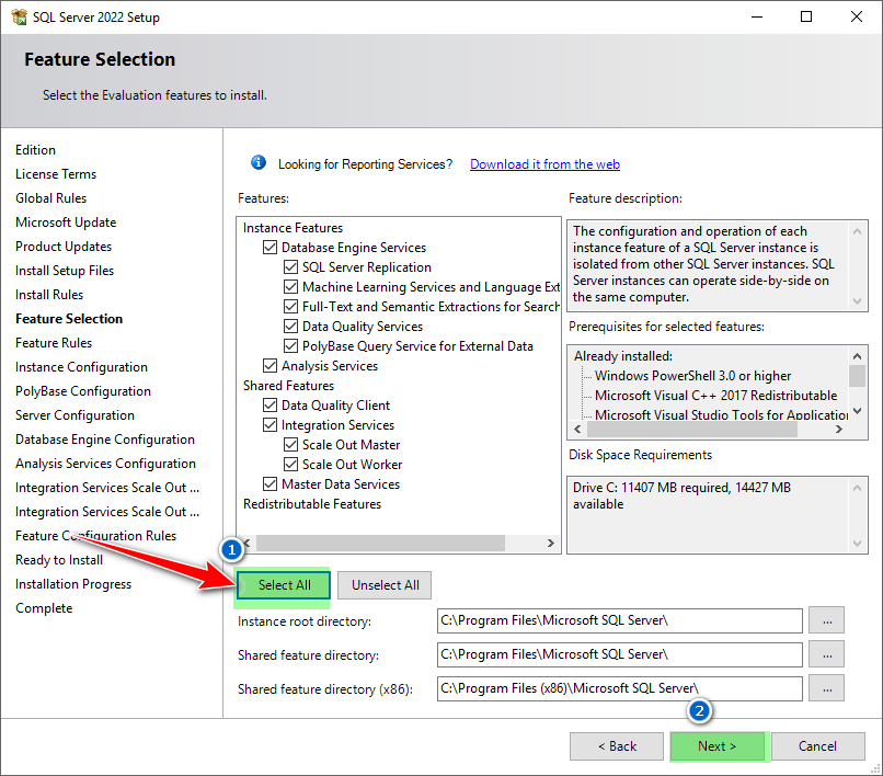 نصب Sql Server بر روی سرور ویندوز