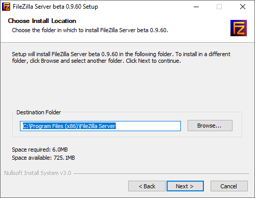 آموزش راه‌اندازی Filezilla server