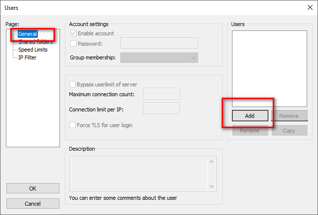 آموزش راه‌اندازی Filezilla server