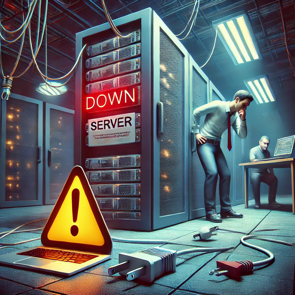 داون شدن سرور