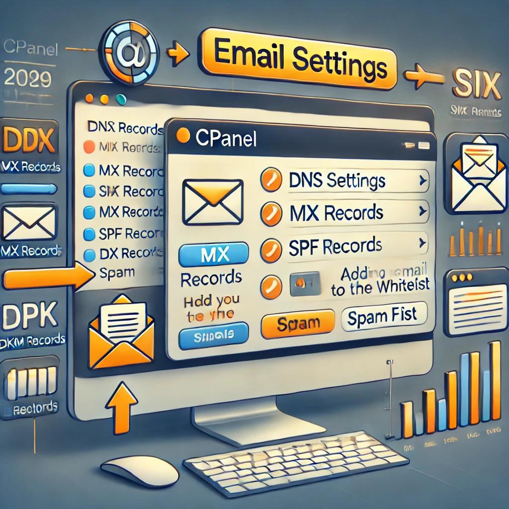email settings in cPanel.