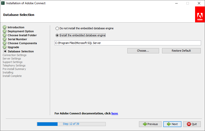 نصب Adobe Connect 10.8
