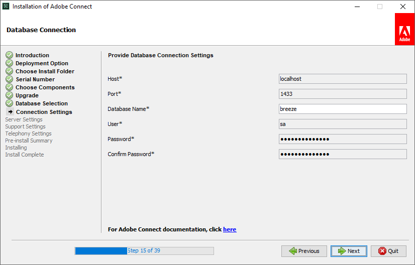 نصب Adobe Connect 10.8