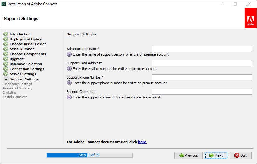 نصب Adobe Connect 10.8