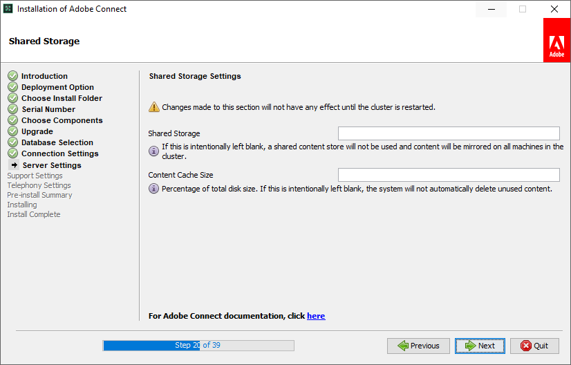 نصب Adobe Connect 10.8