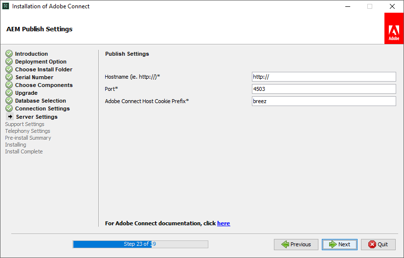 نصب Adobe Connect 10.8