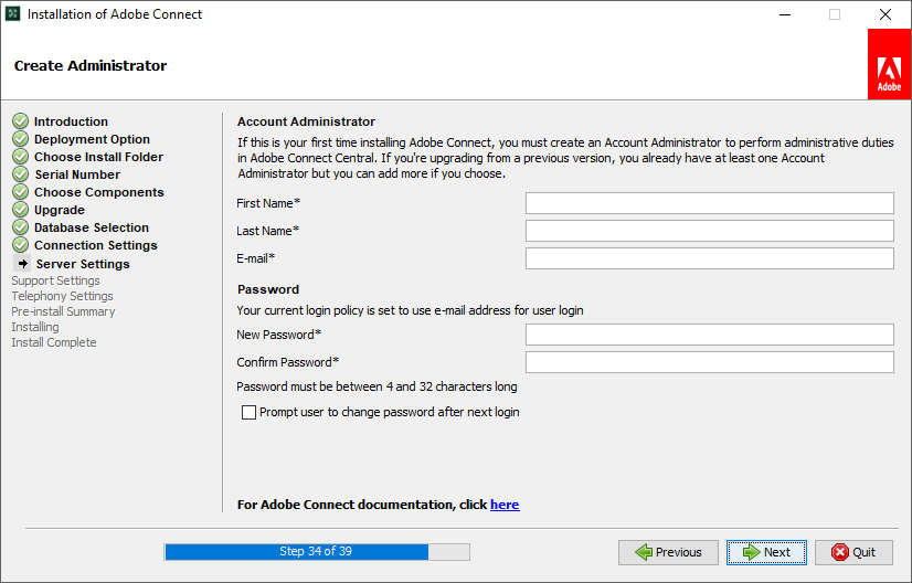 نصب Adobe Connect 10.8