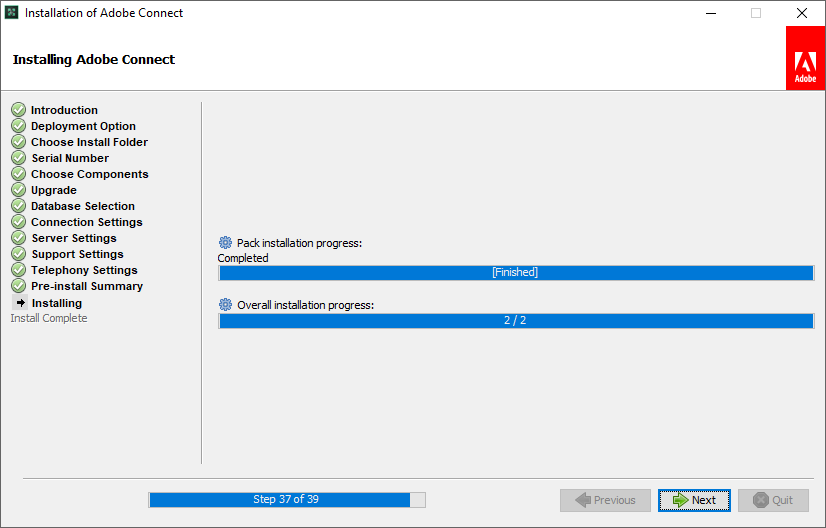 نصب Adobe Connect 10.8