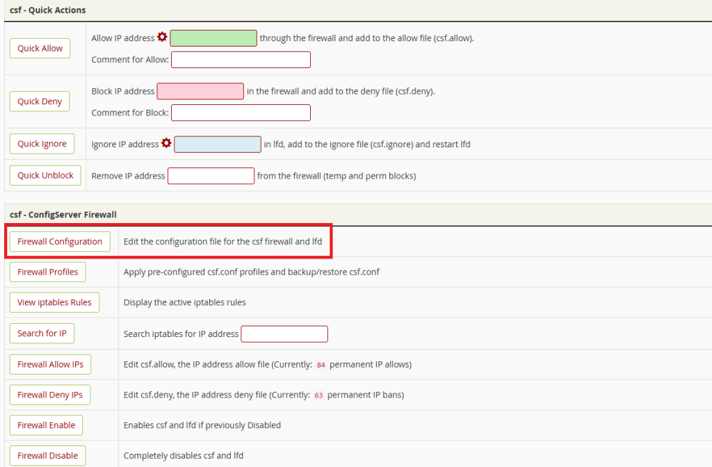 کاهش حملات DoS و DDoS با تنظیمات در فایروال CSF
