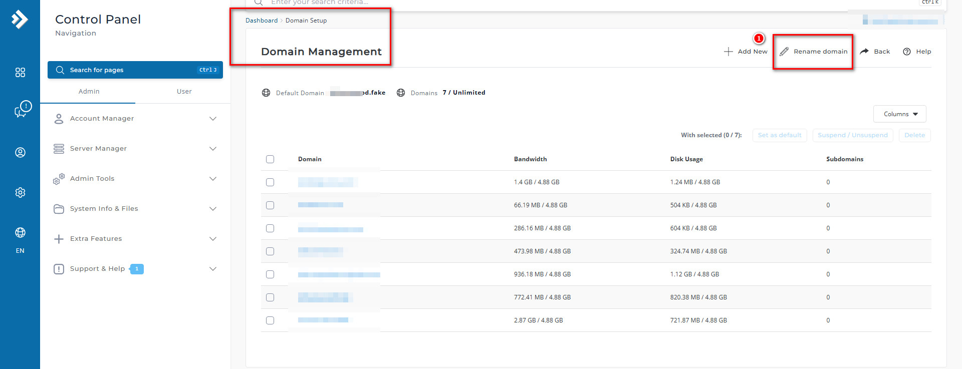 آموزش کامل انتقال دامنه از یوزر Admin به یک ریسلر در DirectAdmin