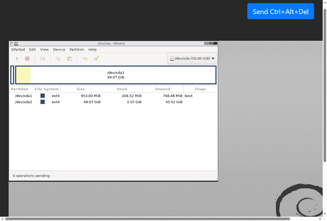 Extend هارد در سرور لینوکس