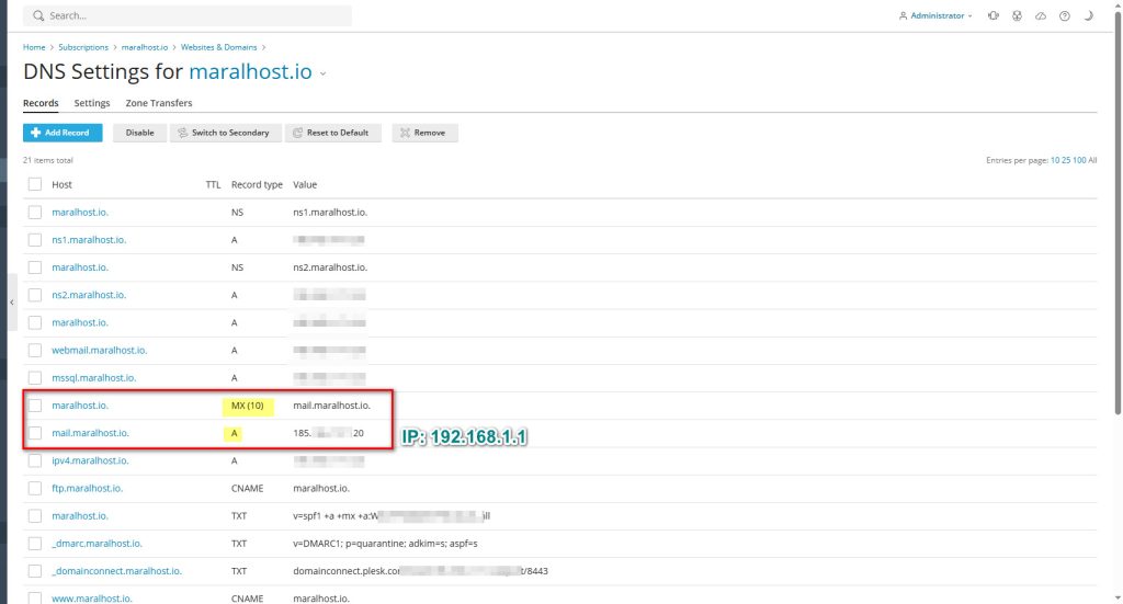 آموزش کامل تنظیم رکورد MX دامنه در کنترل‌پنل‌ها