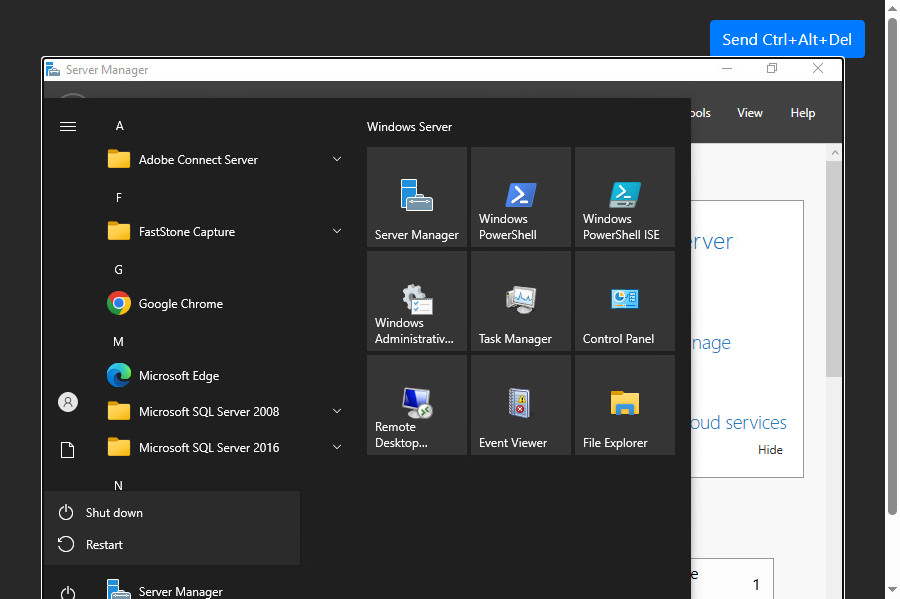 آموزش ریست کردن پسورد Administrator سرور ویندوز از طریق پنل مدیریت سرور مجازی