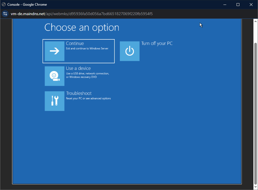 آموزش ریست کردن پسورد Administrator سرور ویندوز از طریق پنل مدیریت سرور مجازی