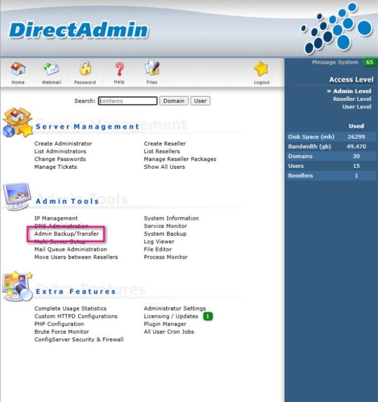 بکاپ‌گیری اتوماتیک با استفاده از FTP و Cron Job در دایرکت ادمین