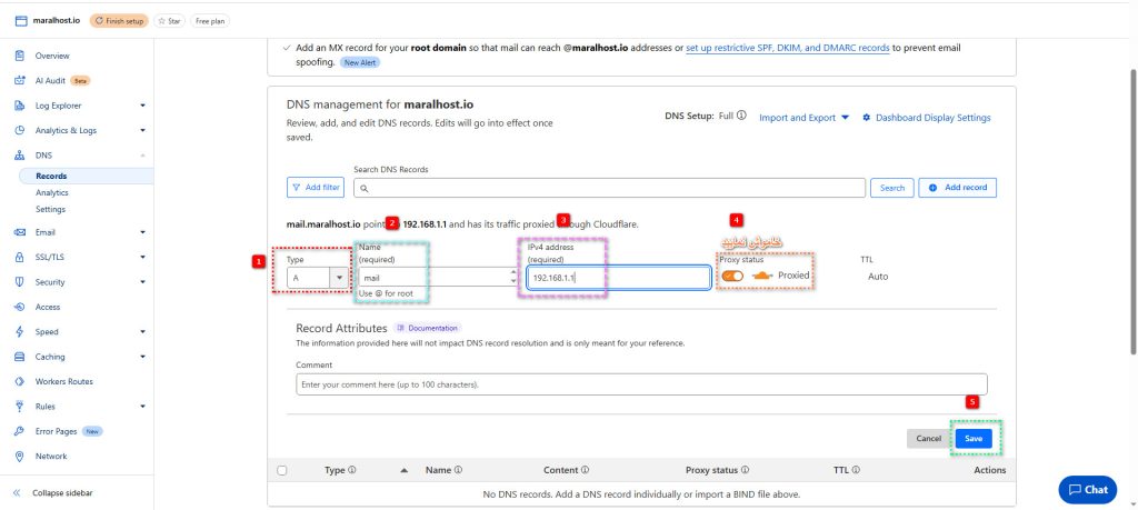 آموزش کامل تنظیم رکورد MX دامنه در کنترل‌پنل‌ها