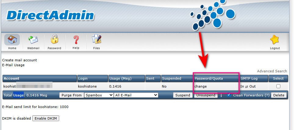 خطاهای رایج در ارسال و دریافت ایمیل و راهکارهای آن در کنترل پنل دایرکت ادمین (DirectAdmin)