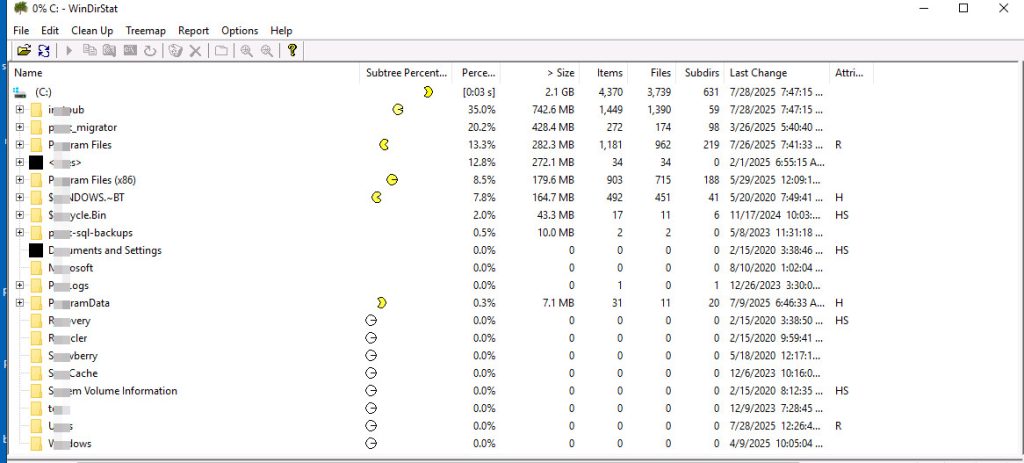 بررسی فضای مصرفی دیسک در پلسک (Plesk)