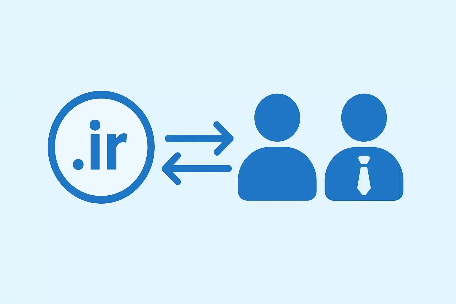 انتقال دامنه بین دو شناسه ایرنیک