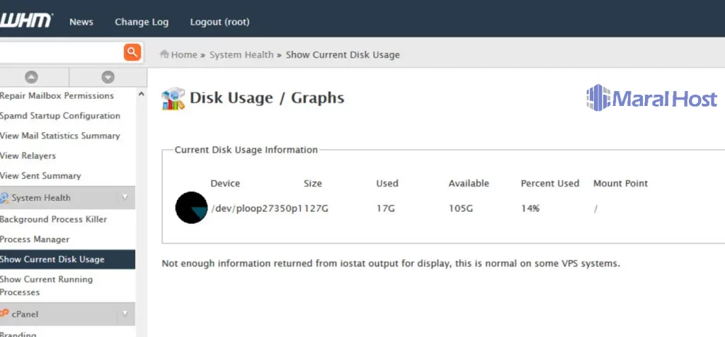 آموزش تنظیم هشدارهای مصرف دیسک در WHM