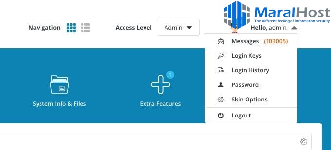 بررسی و پاک کردن لیست Messages در دایرکت ادمین