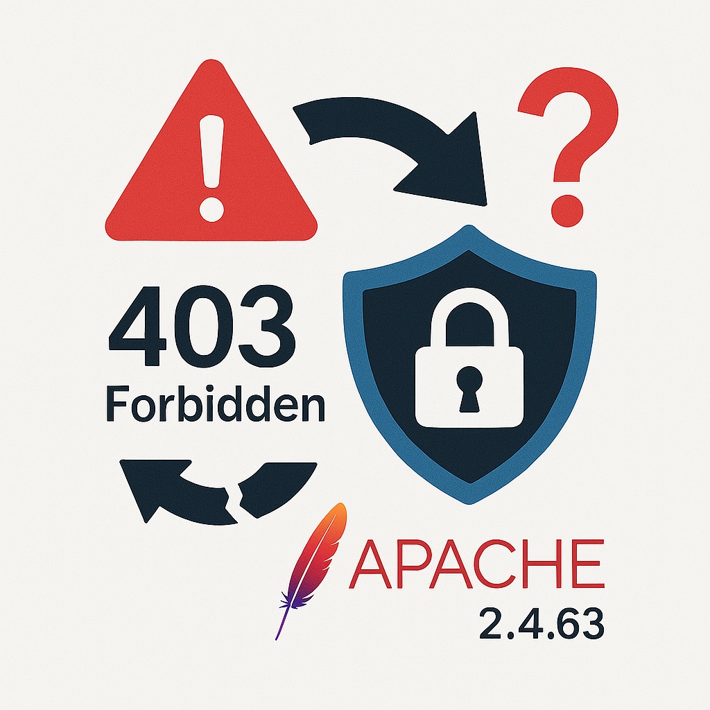 خرابی لینک ریدایرکت بعد از بروزرسانی آپاچی