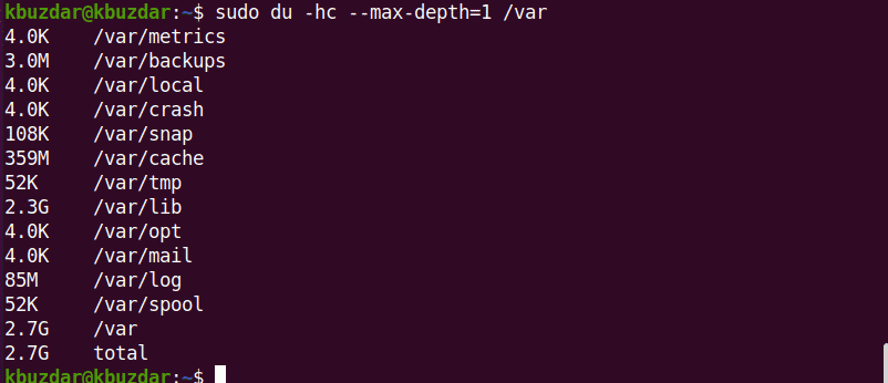 چگونه فضای دیسک را در لینوکس محاسبه کنیم؟