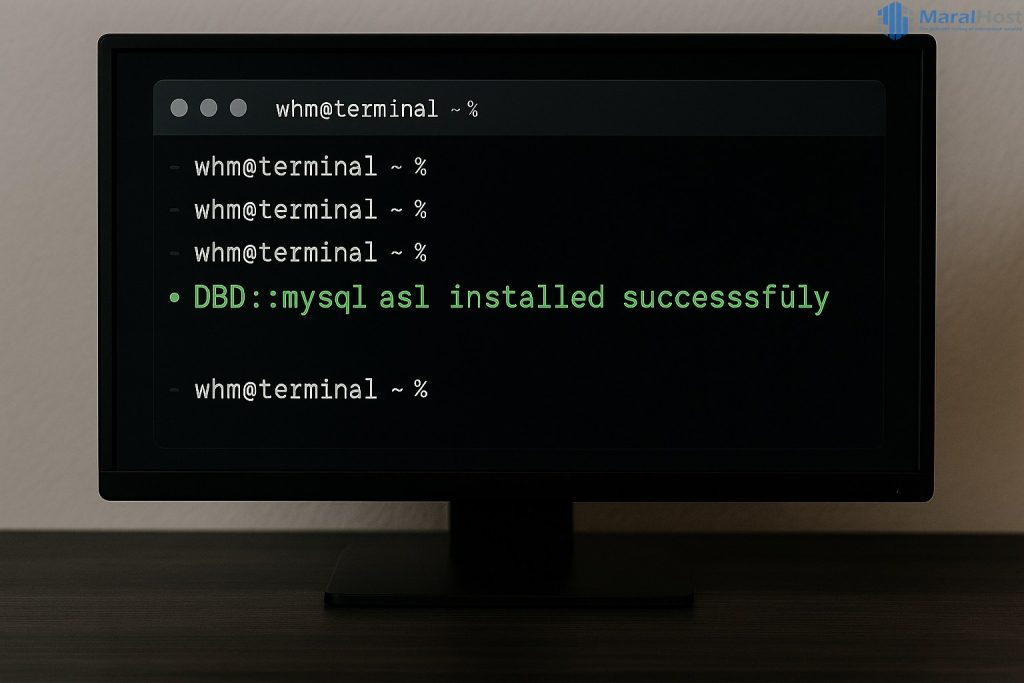 رفع خطای نصب ماژول Perl "DBD::mysql" در WHM