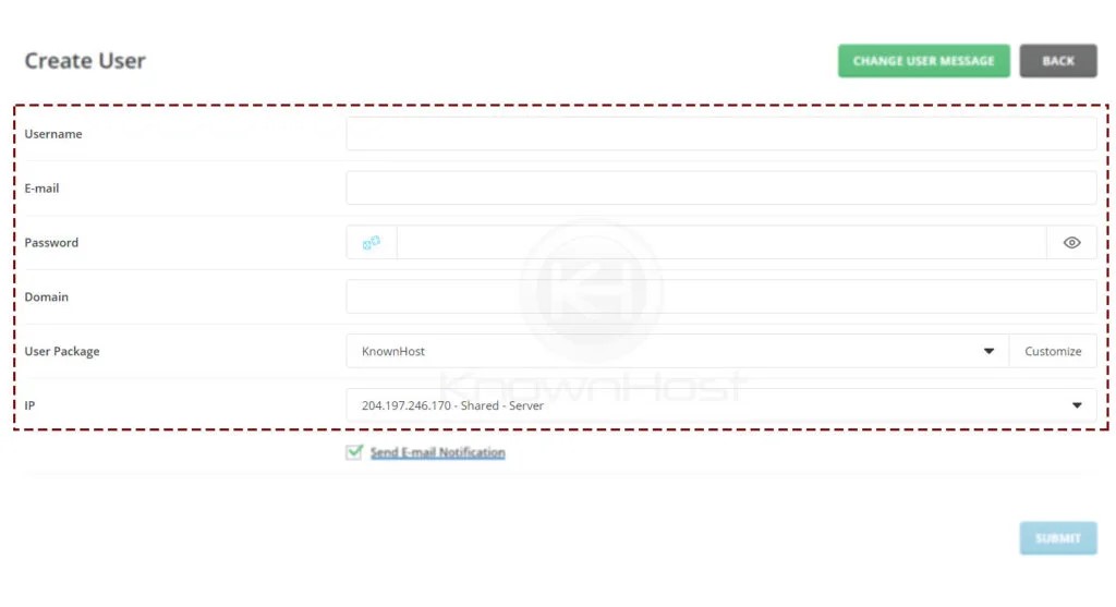 تغییر نام یوزر در دایرکت ادمین و سی پنل