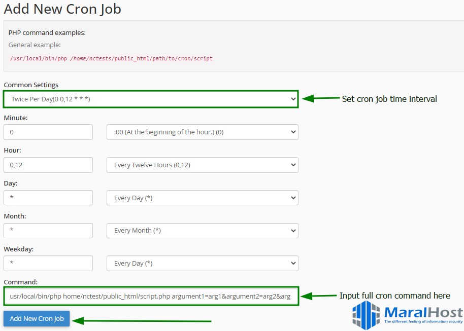 تعریف Cron Job در cPanel و DirectAdmin
