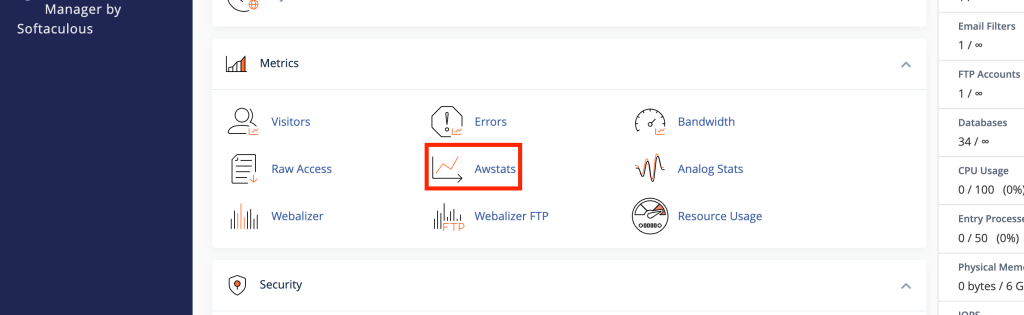 بررسی لاگ ها و آمار مصرف ماهیانه در سی پنل و دایرکت ادمین و پلسک