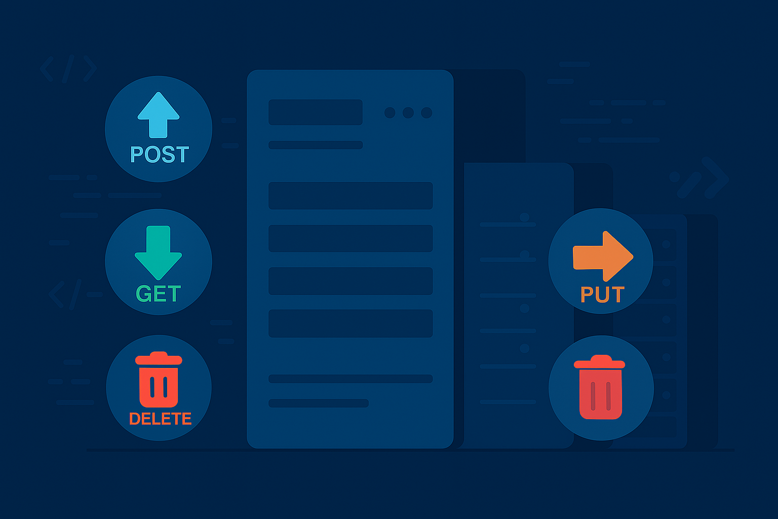 متد های get, post, put, delet